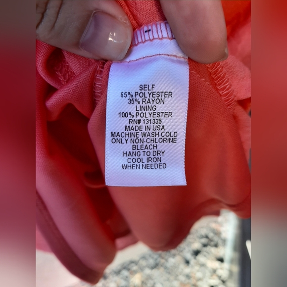 Socialite coral/punk dress - Picture 5 of 7